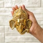 CraftVatika Ganesh Showpiece Wall Hanging for Door - Elegant Gift Items, Ideal House Warming Gifts, Exquisite Ganesh Idol for Home Puja, Perfect Home DECOR Accent - Fast Shipping to USA & Canada