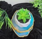 VRB Dec 1 Pcs Artificial Plants with Pot Plants Leaves Tropical Faux Succulent Plants Indoor Real Touch Succulent Plant for Home/Decor (Design 11) - Fast Shipping to USA & Canada - Image 3