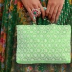 Xtore Beautiful Handmade Purse for Women (Pack of 1, Light Green) - Fast Shipping to USA & Canada - Image 2