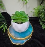 VRB Dec 1 Pcs Artificial Plants with Pot Plants Leaves Tropical Faux Succulent Plants Indoor Real Touch Succulent Plant for Home/Decor (Design 11) - Fast Shipping to USA & Canada - Image 4