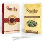 Smoky Herbals Pack of 2 Flavours 100% Tobacco & Nicotine Free Cigarette (PAAN - SWEET SUPARI) - 10Sticks x 2 - Fast Shipping to USA & Canada