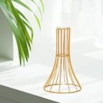 VRB DecTM 1 Pcs Metal Frame Test Tube Vase for Flower,Items Vase,Gift, Home Decor, Bedroom, Office Corner, Living Room,Aesthetic, Nordic Decoration (Design 5) - Fast Shipping to USA & Canada