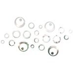 Sehaz Artworks Rings-24PC-Silver-1mm Acrylic Wall Decals or Stickers - Fast Shipping to USA & Canada