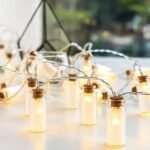 One94Store Jar Shape LED String Fairy Light 14 LED 3 Meter Night Light for Home Decor, Plastic Jar String Lights for Bedroom Decor, LED Light for Indoor, Outdoor Decoration (Warm White, Plug-in) - Fast Shipping to USA & Canada