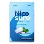 Nicosure Pack of 3-24 Gums | Doctors' Preference | Easy on throat | Great taste | Long Lasting Flavour - Fast Shipping to USA & Canada