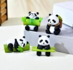 VRB Dec Miniature Decor Items Set for Unique Gift,Home,Living Room,Office,Restaurant Decor,Military Showpiece,Perfect Valentine Decoration Items ((Panda Miniature Toys Design 2)) - Fast Shipping to USA & Canada