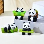 VRB Dec Miniature Decor Items Set for Unique Gift,Home,Living Room,Office,Restaurant Decor,Military Showpiece,Perfect Valentine Decoration Items ((Panda Miniature Toys Design 2)) - Fast Shipping to USA & Canada