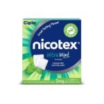 Cipla Nicotex Nicotine Sugar Free Ultra Mint Gums 2mg | Helps to Quit Smoking | WHO-approved Therapy | 9 Gums per Pack | Pack of 1 - Fast Shipping to USA & Canada