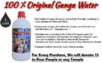 Dakhineswar(WB) 1 Litre Gangajal(Unfiltered) for Puja & Auspicious Works | Hand Collected [Model: Dak_1Ltr._HDPE] - Fast Shipping to USA & Canada - Image 3