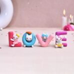 CraftVatika Valentine Gift for Girlfriend Boyfriend Love Miniature Adventure Showpiece Resin Love Cupid Miniature Valentines Day Gift for Husband Wife (4 Pcs, Multicolor) - Fast Shipping to USA & Canada