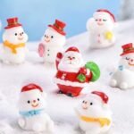 VRB Dec Miniature Decor Items Set for Unique Gift,Home,Living Room,Office,Restaurant Decor,Military Showpiece,Perfect Valentine Decoration Items ((Christmas Miniature Design 2)) - Fast Shipping to USA & Canada
