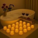 Xtore Votive Smooth Electric Flameless Candles | Perfect for Home DECOR, mandir, Date Nights Gifting - (Pack of 24) - Fast Shipping to USA & Canada