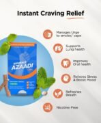 Smotect Azaadi POP | Instant Craving Relief. Cleaner, Stronger, Lungs | Nicotine-Free | Clinically Proven | FDA Approved | Helps Quit Smoking/Vaping | 100000+ success stories - Fast Shipping to USA & Canada - Image 4