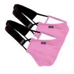 Xtore N-99 FDA CE Certified Antipollution cotton mask | Reusable | Washable | Without Valve (Pack of 2 mask, 2 Filters, 2 x Head Band, Orchid Pink) - Fast Shipping to USA & Canada