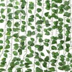 VRB Dec Polyester Pack Of 6 Fake Vines With Leaves Artificial Ivy Garland Fake Ivy Leaves For Bedroom, Artificial Greenery Garlands Hanging Vines For Room Decor Wedding Wall ,Money Creeper - Fast Shipping to USA & Canada - Image 3