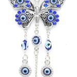 VRB Dec Plastic Tm 1 Pcs Turkish Om Evil Eye Hanging For Home Entrance Door,Wall,Car Pendant Dashboard Ornament Good Luck And Prosperity Diwali Decoartion Gift Items|Lucky Om Nazar Battu (Design 2) - Fast Shipping to USA & Canada