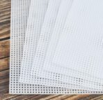 VRB DecTM 10pcs Cross Stitch Cloth/Bag Making Materials,Canvas Sheet for Craft, Sewing/Embroidery Projects and DIY,Plastic Canvas Sheet for Decoration. (10 Pcs Cross Stitch Cloth) - Fast Shipping to USA & Canada