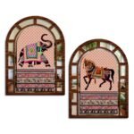 Sehaz Artworks Jharokha Mirror Wall Decor Items for Living Room | Home Decoration Items for Living Room | Home Decor Items for Hall | Wall Hanging Decoration Items for Bedroom - Fast Shipping to USA & Canada