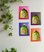 VRB DecTM Jharokha Wall Decor/Traditional Jharokha Box for diwali decoration items for home decor/home decor items/diwali decoration items for Wall Hanging With Light (2 Pcs) - Fast Shipping to USA & Canada