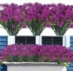 VRB Dec 2 Bunch Artificial Dahlia/Daisy Flower Sticks Fake Bunch Decorative Items for Home Decor, Living Room, Table Decoration, Christmas, Wedding (Purple) - Fast Shipping to USA & Canada