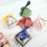 VRB Dec 40pcs Small Diamond Gift Boxes for Packaging/Gift Boxes for Gifting,hamper boxes for gift empty,gift hamper box for gifting,return Gifting,Chocolates, Dry Fruits, Wedding & Pooja Gifts. (40 Pcs Mix Multicolor With Ribbon) - Fast Shipping to USA & Canada