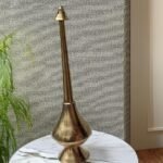 Brass Bottle for Gangajal || Perfume Gulab Pash Sprinklers Gangajal Spray Bottle for Home Temple Pooja (23 cm, Pack of 1) - Fast Shipping to USA & Canada