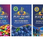 PUFF SMART Premium Herbal Flavor Bubblegum, Blueberry, Dubai Special Combo (100% Nicotine And Tobacco Free) - Fast Shipping to USA & Canada