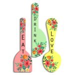 Sehaz Artworks Kitchen Decor Items | Home Decor Items for Living Room | Wall Decor Items for Bedroom | Kitchen Hanging Decor | Kitchen Wall Hanging - Spoon-0009 - Fast Shipping to USA & Canada