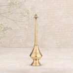 10 Inch Brass Gulab Pash Bottle for Gangajal, Gulab Dani Bottle for Pooja Decorative Showpiece - Fast Shipping to USA & Canada