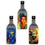 Sehaz Artworks Wall Hangings For Home Decoration | Wall Decoration Items For Living Room | Positive Vibes Home Decor | home decor items for hall | Wooden Wall Hanging Decor | Main Door Decoration Items - Budha - Fast Shipping to USA & Canada