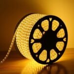 One94Store 22 Meter LED Rope Light - 2835 LED 120 LEDs/M Waterproof Decorative Strip Light for Ceiling Cove, Diwali, Christmas, Balcony, Home & Outdoor Decoration (Warm White) - Fast Shipping to USA & Canada