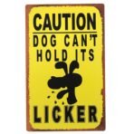 Sehaz Artworks Home Decor Items | Room Decor | Wall Decor | living Room Decorative Items | Licker' Rust Looks Wall Sign for Wall Decoration Tin Sign (MDF, 30 cm x 20 cm x 0.3 cm) - Fast Shipping to USA & Canada