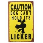 Sehaz Artworks Home Decor Items | Room Decor | Wall Decor | living Room Decorative Items | Licker' Rust Looks Wall Sign for Wall Decoration Tin Sign (MDF, 30 cm x 20 cm x 0.3 cm) - Fast Shipping to USA & Canada