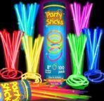 VRB Dec 50 Pcs Glow Stick With Connector | Neon Bands For Party | Glow Bands For A Party | Glow In The Dark Sticks - Fast Shipping to USA & Canada