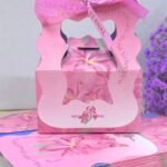 VRB Dec 10 Pcs Folding Gift Boxes With Handle for Packaging/Gift Boxes for Gifting,hamper boxes for gift empty,gift hamper box for gifting,return Gifting,Chocolates, Dry Fruits, Wedding & Pooja Gifts (10 Pcs Pink Handle Box) - Fast Shipping to USA & Canada