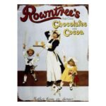 Sehaz Artworks Home Decor Items | Wall Decor | Room Decor | living Room Decorative Items | Rowntrees-chocolates' Rust Looks Wall Sign for Wall Decoration Tin Sign (MDF, 30 cm x 20 cm x 0.3 cm) - Fast Shipping to USA & Canada