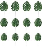 VRB DecTM 6 Pcs Artificial Areca Palm Leaf for Bouquets Office Decor/Gifting Flower Sticks for Home Decoration | Faux Flowers for Vases|Decoration Items for Living Room|Diwali Decor (Palm Leaf) - Fast Shipping to USA & Canada