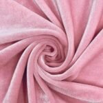 VRB DecTM 1 MTR Multi Purpose Velvet Fabric Cloth Material for Decoration for Trousseau Packing, Party Hall Decoration, Bouquet,Gift Packing,Decor,Pooja Room Decoration Items (1 MTR, Light Pink) - Fast Shipping to USA & Canada