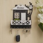Webelkart Premium Wooden House Keys Hanger Key Holder for Home/Office Decor, Key Holder for Wall Decor (Model-1) - Fast Shipping to USA & Canada