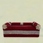 Xtore Beautiful Handmade Laddu Gopal Ji Singhasan/Chowki (Pack of 1, Maroon) - Fast Shipping to USA & Canada