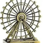 VRB Dec 1 Set for Statue Study Office Desk Decor Showpiece Gift Decoration Accessories Items Decorative Showpeice for Home ((The London Eye)) - Fast Shipping to USA & Canada