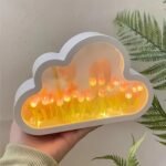 One94Store Tulip Lamp Pre-Assembled - LED Night Light, Battery-Powered, 20 Pink Artificial Flowers for Bedroom, Living Room, Home DECOR, Gift, Birthday & Anniversary. - Fast Shipping to USA & Canada