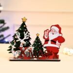 CraftVatika Merry Christmas Decorations for Table Showpiece for Xmas Decoration for Home & Office, Table Decor, Christmas Decoration Items, Xmas Ornaments Gifts MDF Wooden Tabletop Home Decor Items - Fast Shipping to USA & Canada