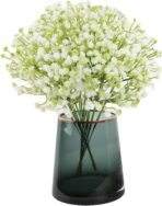 VRB Dec 20 Pcs Artificial Baby's Breath Flower Bunch,Gypsophila Bouquets Flower Sticks for Vase,Flowers for Vases, Decoration Items for Living Room,Home Decor,Chritmas (20 Pcs - White Gypsophila) - Fast Shipping to USA & Canada