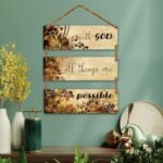 Sehaz Artworks Bible Verse | Home Decoration Items for Living Room | Wall Decor Items for Living Room | Room Decoration Items for Bedroom | christian home decor items | Wooden Wall Hanging Decor - Fast Shipping to USA & Canada