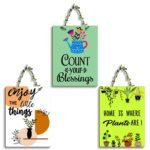 Sehaz Artworks Home Decor Items | Wall Hanging Decorative Items for Living Room | Entrance Decoration Home | Kitchen Decoration Item Stylish |Wall Hanging Living Room-Positive Vibes Only - Fast Shipping to USA & Canada