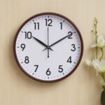 Webelkart Premium Plastic Wall Clock for Home and Office Decor/Office Wall Clocks/Wall Clock for Living Room (Brown) - Wall Watch for Home - Fast Shipping to USA & Canada