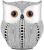 Xtore Modern Classy Lucky Owl Resin Art Figure Showpiece -(Pack of 1, White) - Fast Shipping to USA & Canada
