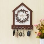 Webelkart Premium Family Designer Wooden Key Holder for Home/Office Decor, Key Holder for Wall Decor/Key Chain for Home Decor (12" inches) - Fast Shipping to USA & Canada