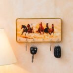 Webelkart Decorative Wooden Key Holder for Home Decor,Wall Mounted Key Organizer, Key Chain Holder (Horse Key Holder) - Fast Shipping to USA & Canada